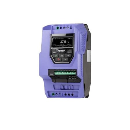 Invertek Drives 10 HP, 12 A; Size 3, IP20;IV: Three Phase, 500-600 V;OV: Three Phase, 500-600 V ODP-2-36100-3H042-MN